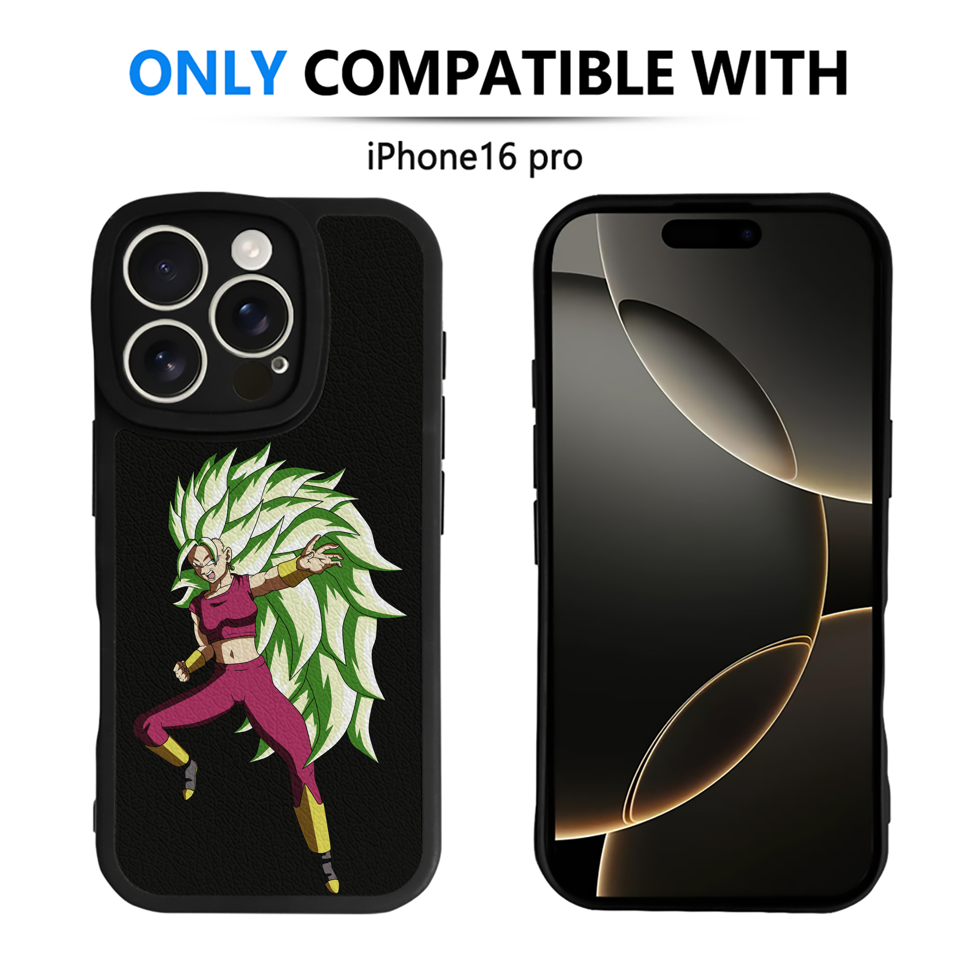 （画像用） ドラゴンボール DRAGON BALL 【iPhone 16シリーズ対応】シリコンスマホケース（レザー調） 材質：シリコン